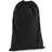 Westford Mill Premium Cotton Stuff Bag (M) (Black)