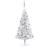 vidaXL Artificial with LEDs&Ball Set Silver 150 cm PET Christmas Tree