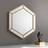 Julian Bowen Melody Hexagonal Wall Mirror 80x80cm