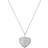Roberto Coin Heart Pendant Necklace - Silver/Diamonds