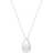 Swarovski Free Pendant Necklace - Silver/Transparent/Pearl