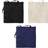 Shugon Guildford Cotton Shopper/Tote Shoulder Bag 15 Litres (Pack of 2) (One Size) (Black)