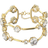 Swarovski Constella Bangle Bracelet - Gold/Transparent