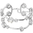 Swarovski Constella Bangle Bracelet - Silver/Transparent