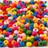 Creativ Company Wooden Beads Mix, D 4 mm, hole size 1-1,5 mm, assorted colours, 15 g/ 1 pack
