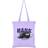Kawaii Coven Crystal Witch Tote Bag (One Size) (Lilac/Black)