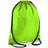 BagBase Budget Water Resistant Sports Gymsac Drawstring Bag (11 Litres) (One Size) (Lime)