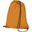 BagBase Budget Water Resistant Sports Gymsac Drawstring Bag (11L) (One Size) (Orange)