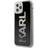 Karl Lagerfeld iPhone 12 & 12 Pro Skal Logo Glitter Svart