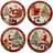 Certified International Holiday Wishes Dinner Plate 27.9cm 4pcs