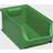Open fronted storage bin, LxWxH 355 x 205 x 150 mm, pack of 12, green Storage Box