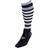 Precision Pro Hooped Football Socks Unisex - Black/White