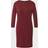 Vero Moda Womens 3/4 Sleeve Dress Wine