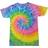Colortone Womens Rainbow Tie-Dye Short Sleeve Heavyweight T-shirt - Saturn