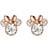 Disney Mickey & Minnie Earrings - Gold/Transparent