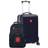 NC State Wolfpack Deluxe 2-Piece Backpack and Carry-On Set Navy