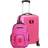 NC State Wolfpack Deluxe 2-Piece Backpack and Carry-On Set Pink