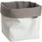 Blomus 26 x 23 x 23cm Sand and Taupe Synthetic Fiber Ara Reversable Storage Synthetic Fiber Basket