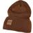 Urban Classics Synthetic Leatherpatch Long Beanie Hat, Toffee, One