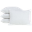 SensorPEDIC Ultra-Fresh Fiber Pillow White (66.04x50.8cm)