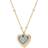 Fossil Sutton Mommy and Me Heart Pendant Necklace - Gold/Silver