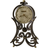 Howard Miller Vercelli Accent Mantel 635-141 – Vintage Wrought-Iron, Aged Iron Finish Home Decor, Quartz Movement Table Clock