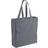 Westford Mill Classic Canvas Tote Bag (One Size) (Graphite Grey)