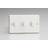 Varilight KQDP183W White Plastic 3 Gang 2-Way Push-On/Off LED Dimmer 15-180W V-Com