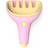 Quut Raki Dig & Rake: Pink Yellow Outdoor Toys for Ages 1 to 4 Fat Brain Toys Pink Yellow