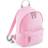 BagBase Mini Fashion Backpack (Classic Pink/Light Gray) (One Size) Pink