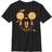 Fifth Sun Boy's Mickey & Friends Halloween Pumpkin Face Graphic T-shirt - Black