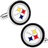 Cufflinks Inc Pittsburgh Steelers Cufflinks - Silver/Multicolored