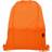 Bullet Oriole Mesh Drawstring Bag (One Size) (Orange)