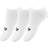 adidas Originals Trefoil Liner Socks 3-pack - White/Black