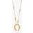 Daisy London Stack Twist Rope Pendant Necklace
