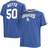 Profile Men Mookie Betts Royal/Gray Los Angeles Dodgers Big & Tall Fashion Piping Player T-Shirt