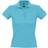 Sol's Women's People Pique Short Sleeve Cotton Polo Shirt - Blue Atoll