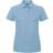 B&C Collection Women's ID.001 Short-Sleeved Pique Polo Shirt - Light Blue