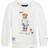 Polo Ralph Lauren Sweatshirt - Harbor White w. Teddy Bear