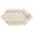 Zingz&Thingz French Striped Cloth Napkin White (50.8x50.8cm)