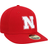 New Era Nebraska Huskers Basic Low Profile 59FIFTY Fitted Hat - Scarlet