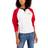 Tommy Hilfiger Women's Colorblocked Sweatshirt - Bright White/Scarlet