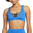 Nike Sneakerkini Scoop Neck Bikini Top - Pacific Blue/Black