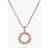 Ted Baker Cresar Pendant Necklace - Rose Gold/Multicolour
