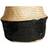 Premier Housewares Seagrass Natural Top Small, black Basket