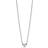 Guess Love Knot Disc Pendant Necklace - Silver/Transperent