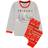 Friends Boy's Christmas Pyjama Set - Grey/Red
