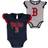 Outerstuff Red Sox Scream & Shout Bodysuit 2-Pack - Navy/Heathered Gray