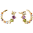 Sif Jakobs Belluno Circolo Earrings - Gold/Multicolour