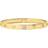 Michael Kors Logo Bangle Bracelet - Gold/Transparent